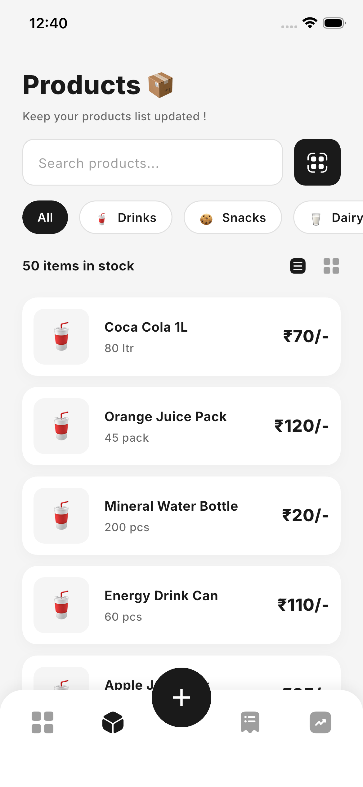 Product list