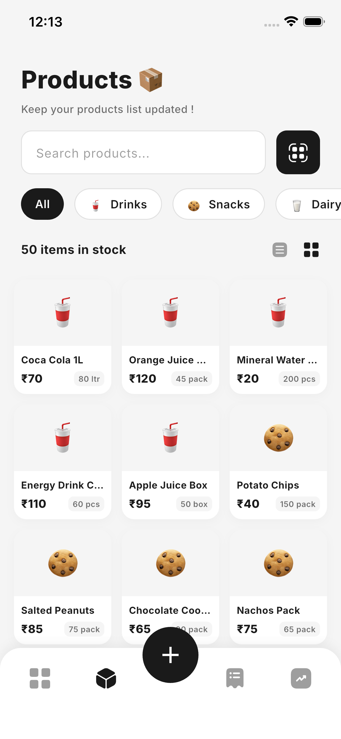 Product grid